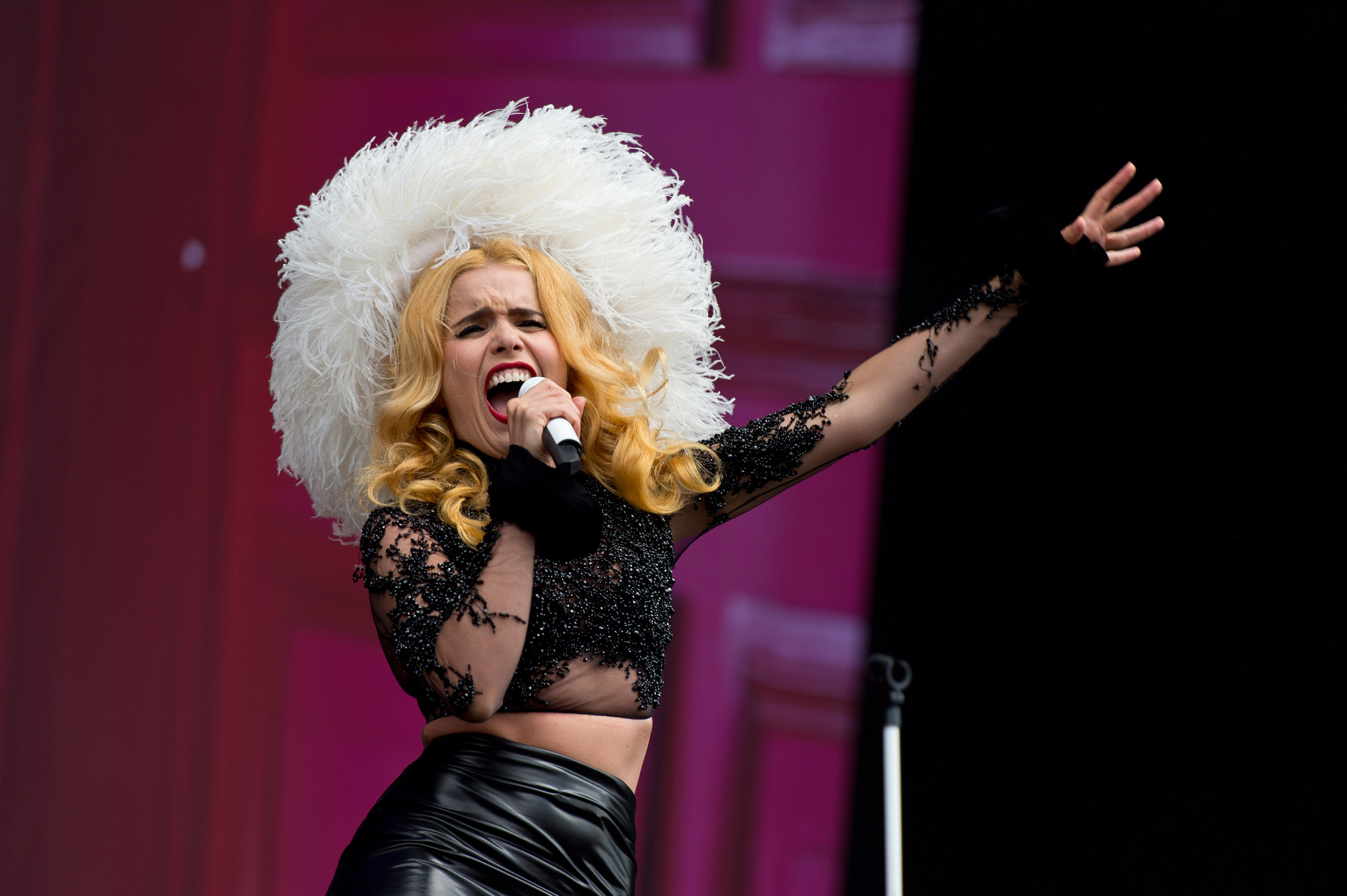 Paloma Faith on stage at Calling Festival