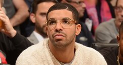 Drake attends basket ball game