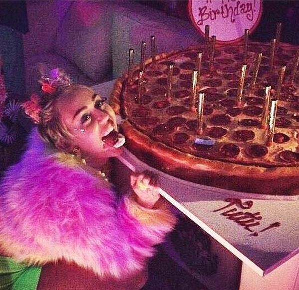 Miley Cyrus celebrates birthday 