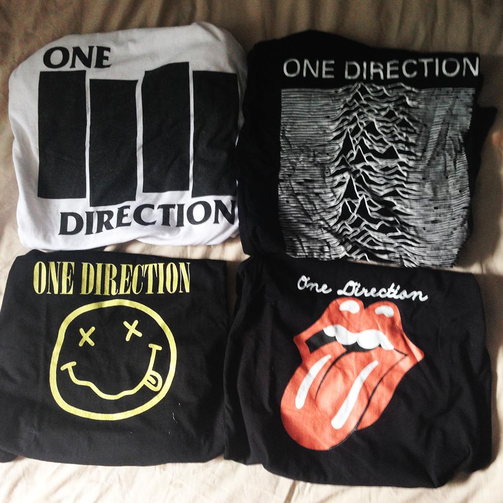 One direction t-shirts