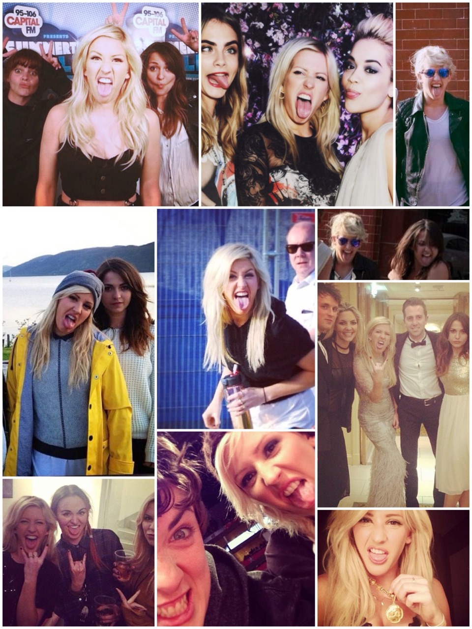 Ellie Goulding tongue thing