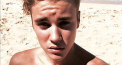 Justin Bieber topless 