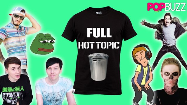 hot topic t shirts header