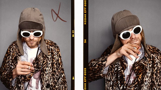 Kurt Cobain, leopard coat