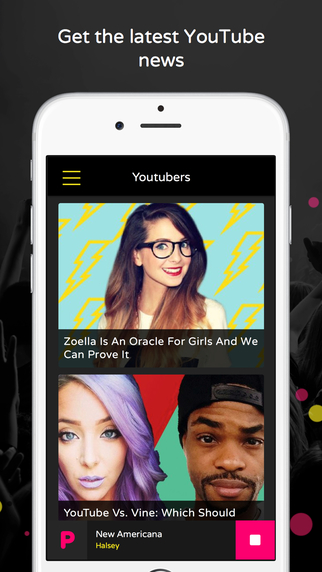 PopBuzz App Screen shot 4