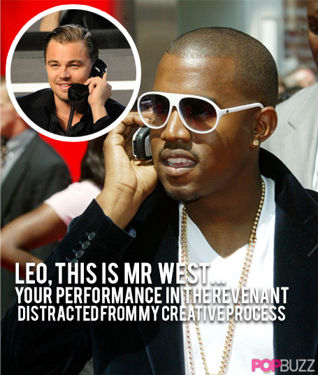 leonardo dicaprio and kanye west