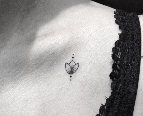 pics of purple lotus flower tattoo