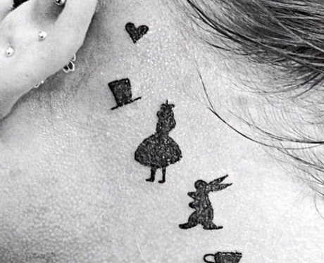 Totally Subtle Disney Tattoos! | Alice in Wonderland - 21 Subtle Disney ...