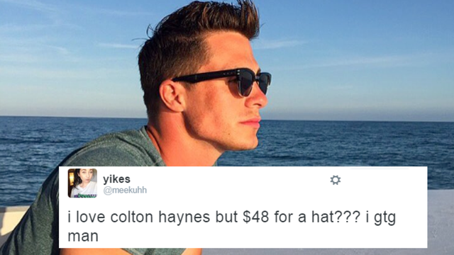 Colton Haynes hat