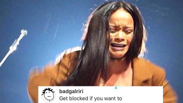 Rihanna Meme Instagram Post