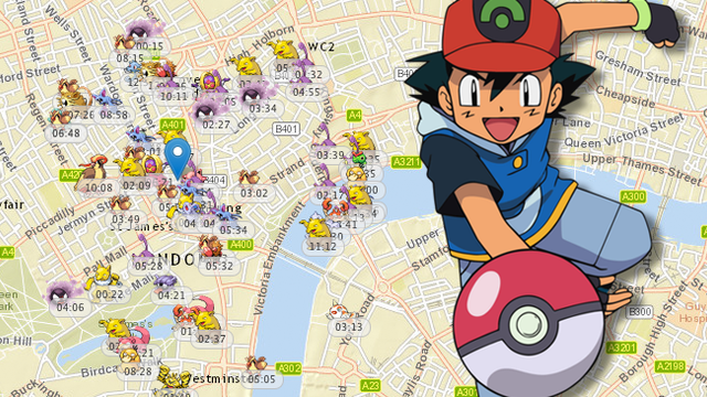 Pokemon Go Rare Location Map