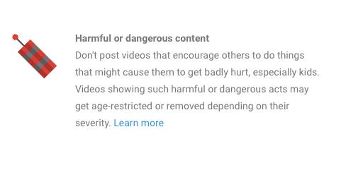 YouTube Policy