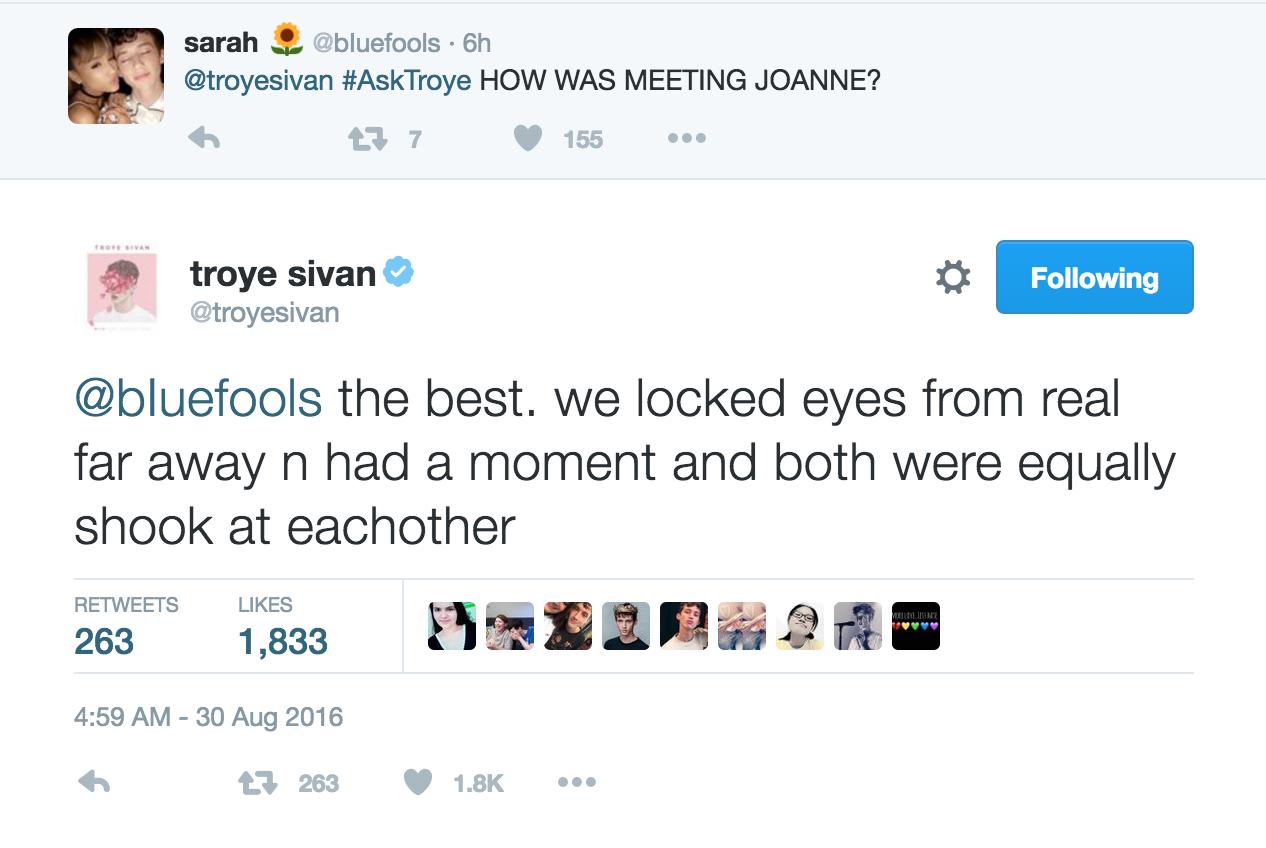 Troye Sivan Tweets