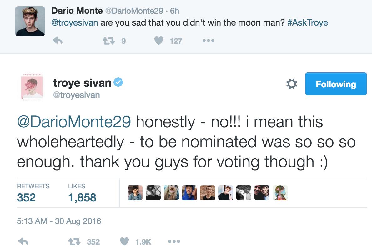 Troye Sivan Tweets