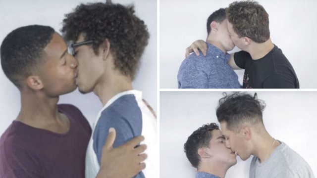 Straight Men Kissing Gay Men YouTube Video