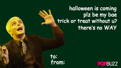 Halloween Valentine Gerard Way