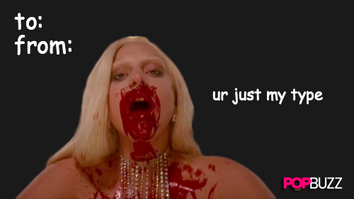 Lady Gaga Halloween Valentines