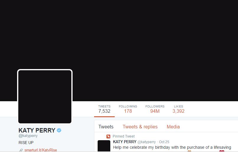 Katy Perry twitter