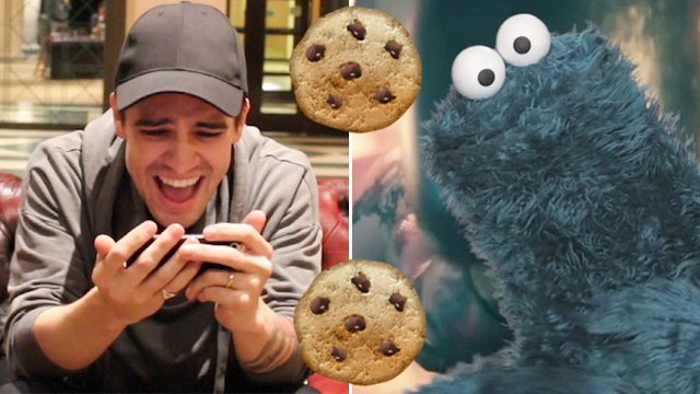 brendon urie cookie monster