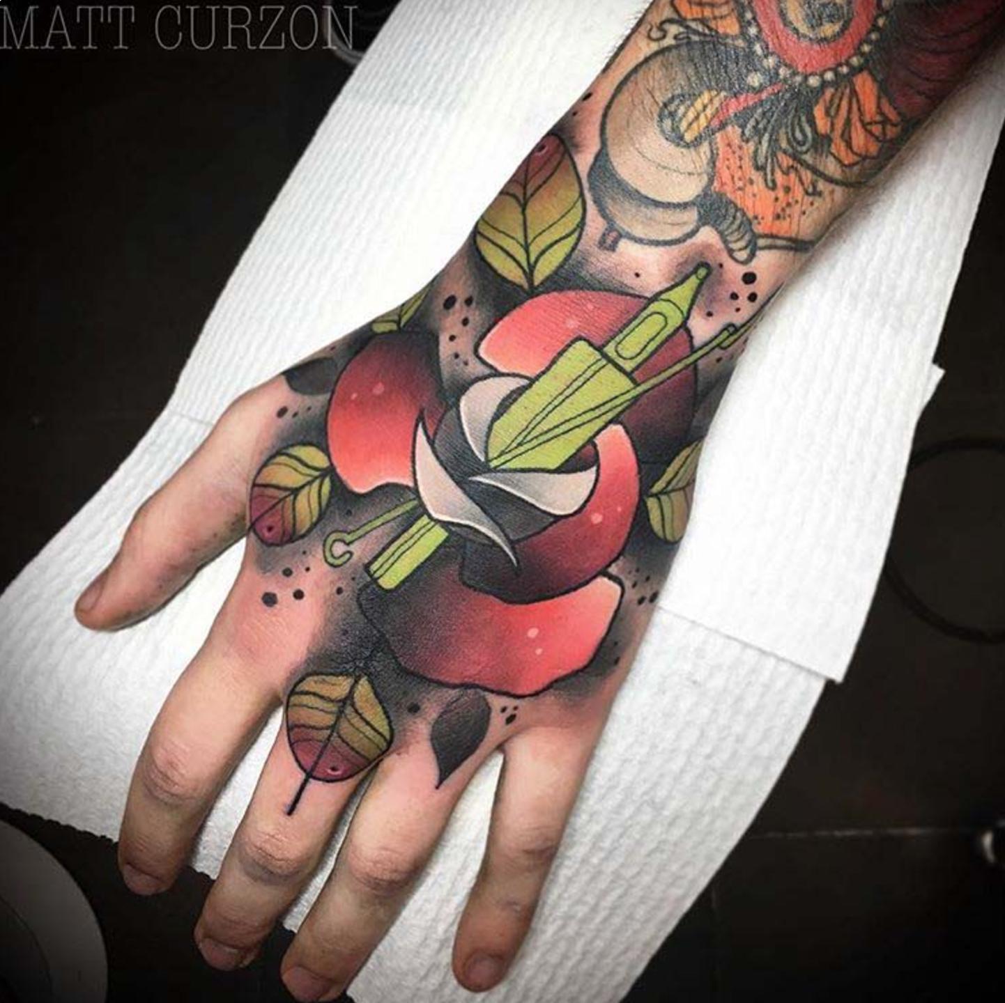 full hand tattoo