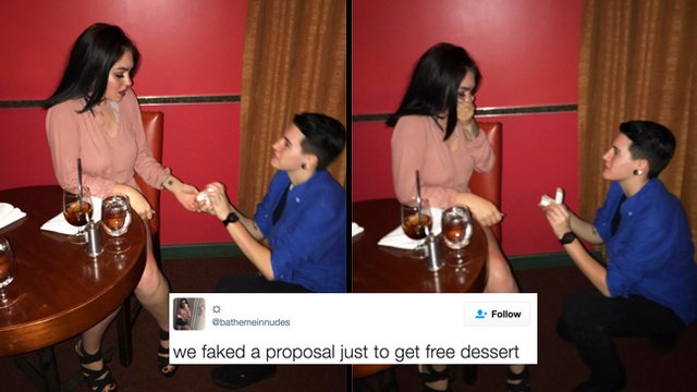 Teens Fake Proposal