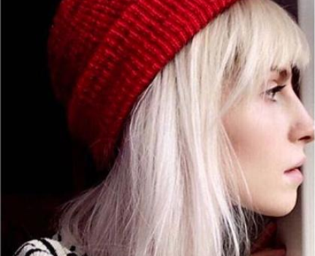 Hayley Williams White Hair Platinum Good Dye Young