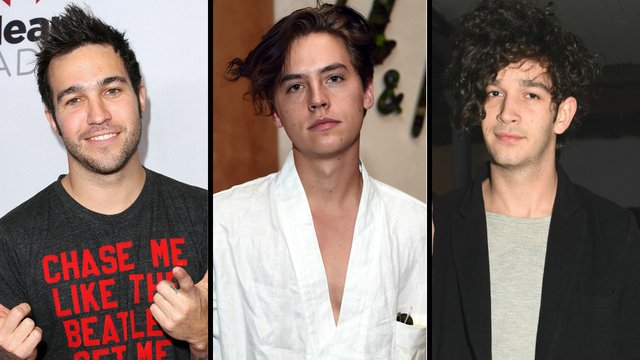 Cole Sprouse Pete Wentz Matty Healy