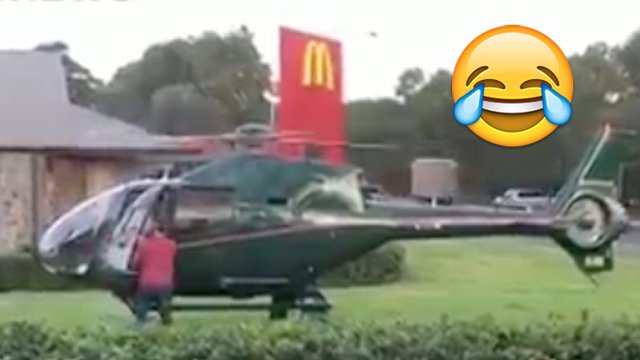 mcdonalds helicopter
