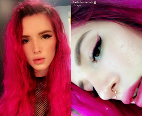 Bella Thorne Pink Hair