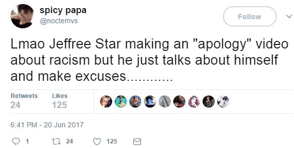Jeffree Star apology skeptics 