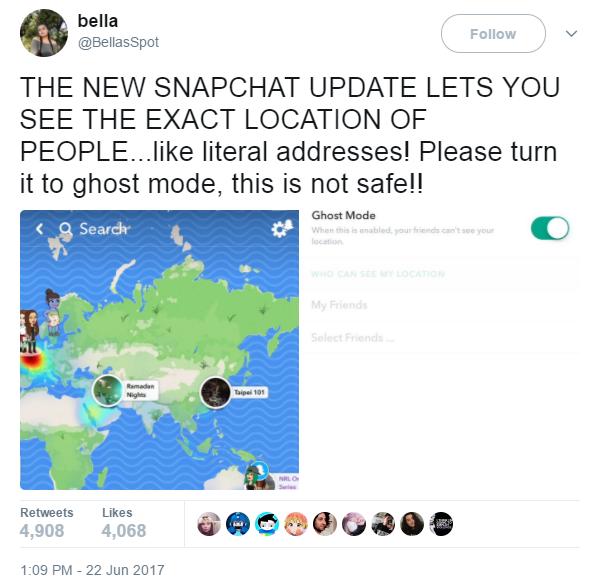 Snapchat update tweet 3