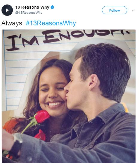 13 Reasons Why tweet 