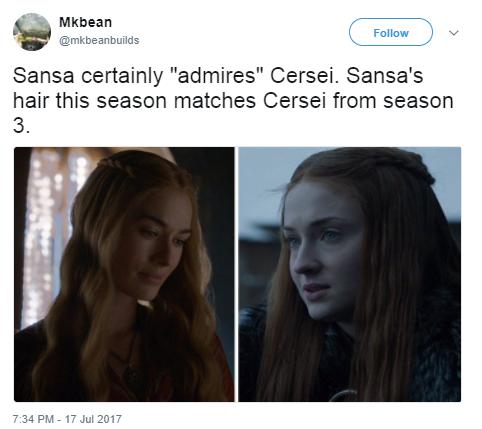Sansa Stark tweet 2 