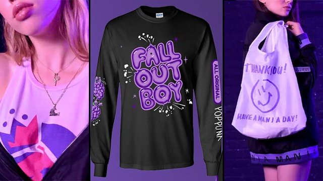 Fall Out Boy Launch Purple Fashion Line