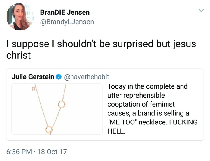 Me too necklace response 