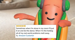 Snapchat dancing hot dog asset 