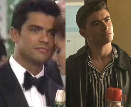 Young Mark Consuelos and Michael Consuelos as young Hiram Lodge