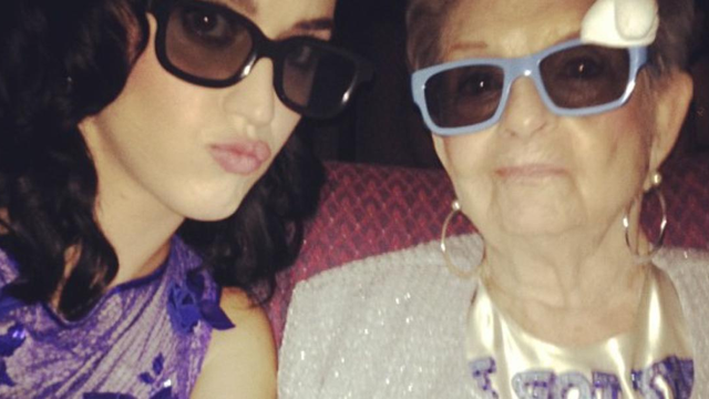 Katy Perry and grandma