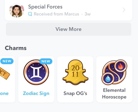 What are charms on Snapchat? 