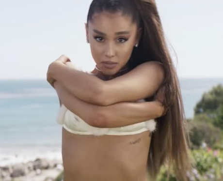 Ariana Grande's 'always' rib tattoo