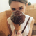 Image 7: Natalia Dyer with an ice cream