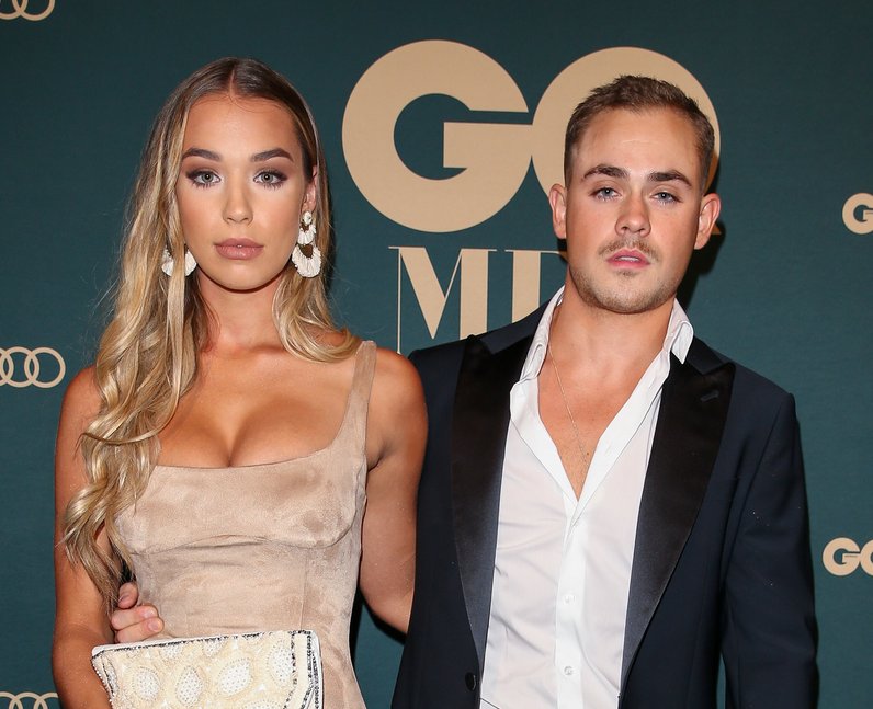 Liv Pollock and Dacre Montgomery attend the GQ Aus