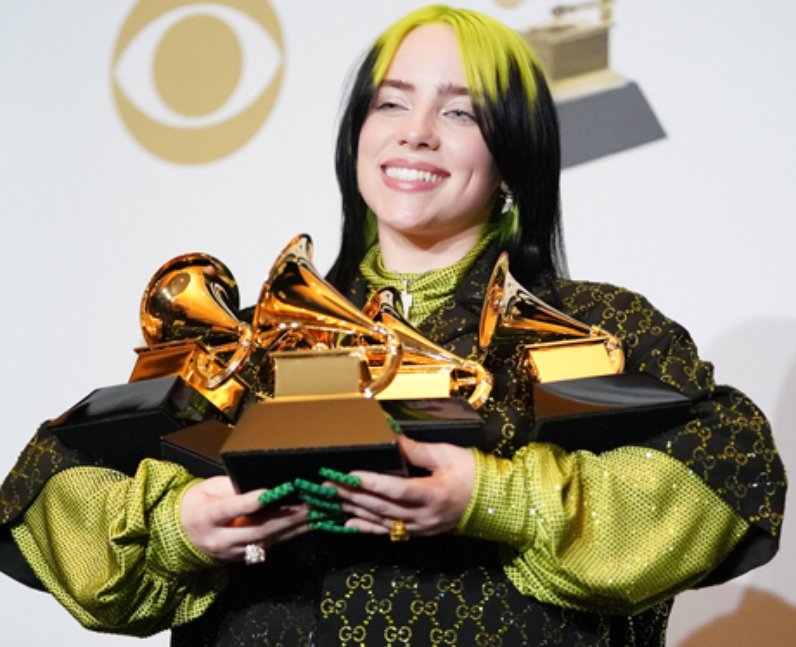 How Many Grammys Did Billie Eilish Win In 2020 Billie Eilish