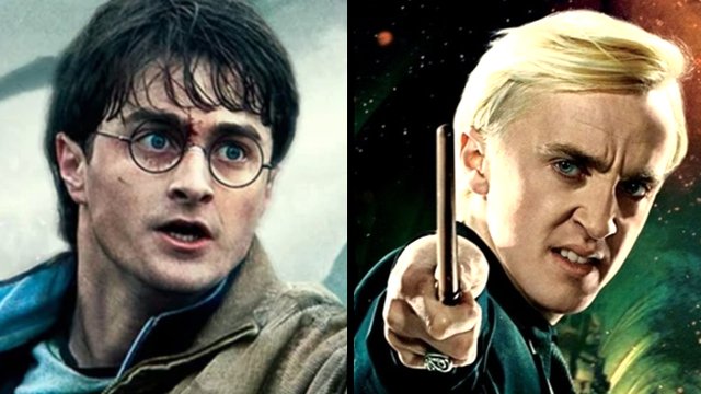 Harry Potter and Draco Malfoy Hogwarts House Quiz