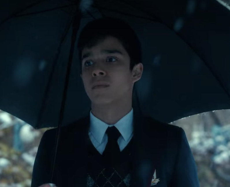 Who plays Young Diego in The Umbrella Academy? - B