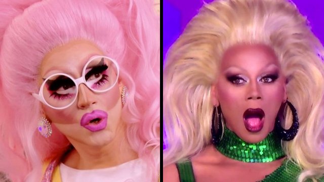 Trixie Mattel and RuPaul