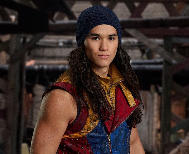 Booboo Stewart is the actor behind Jay in the Descendants movies on the Dis...