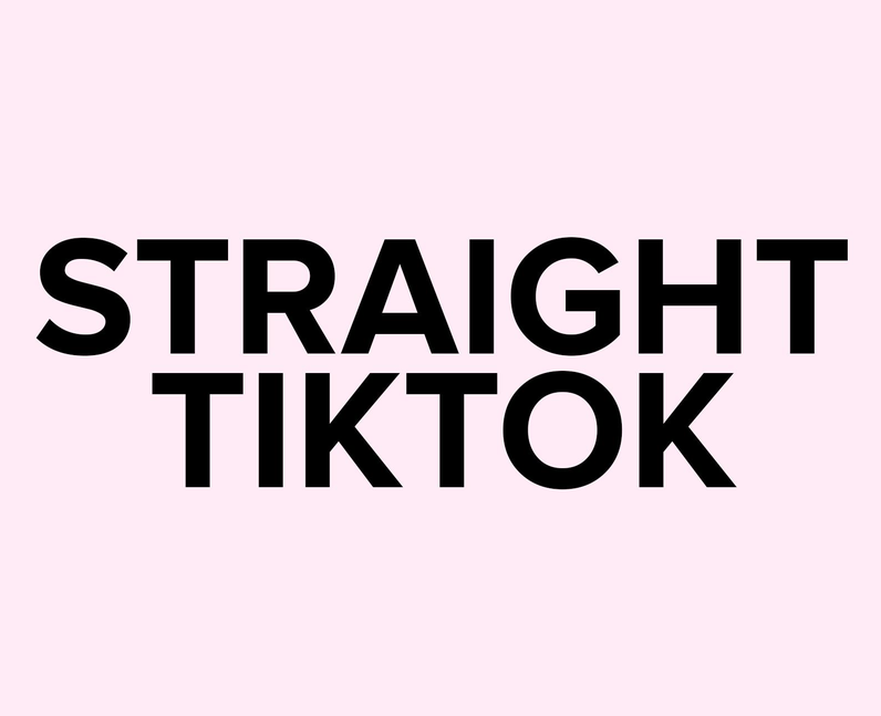 ماذا يعني Tiktok المستقيم؟