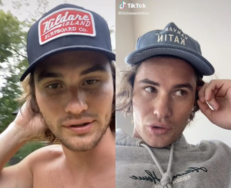 Does Chase Stokes have TikTok?