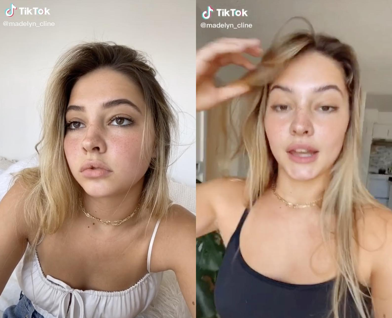 Does Madelyn Cline have TikTok?